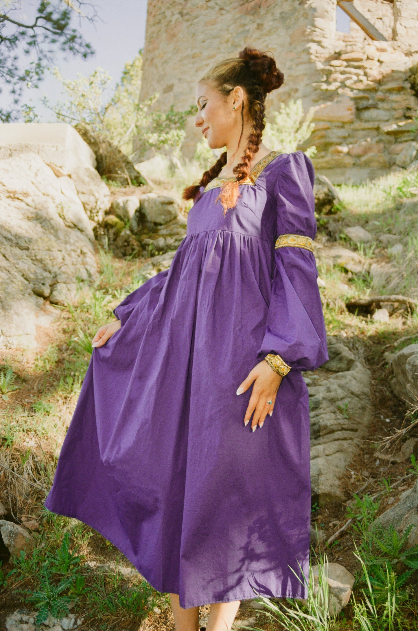 Elowen Tiered Trim Dress