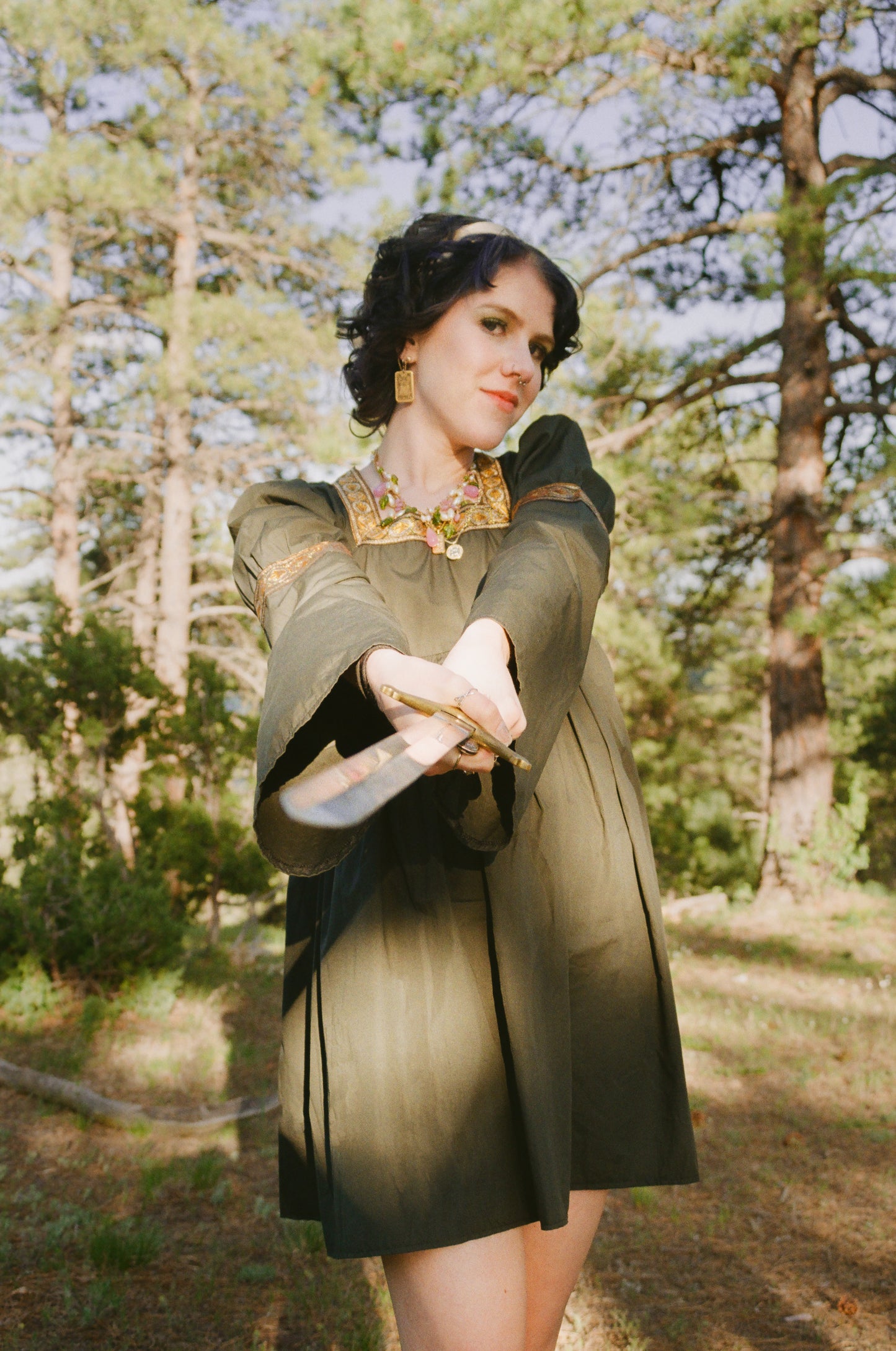 Anwen Juliet Trim Dress