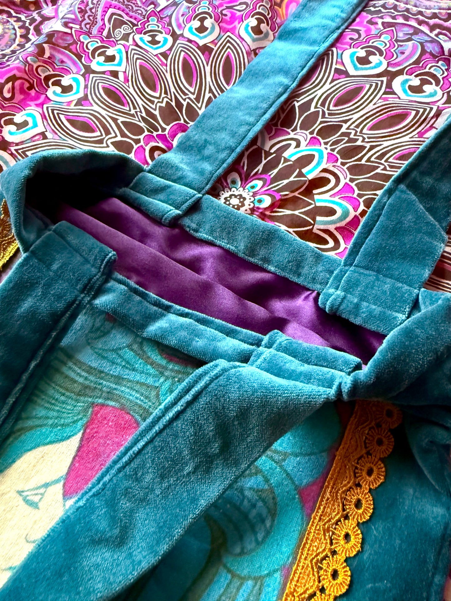 Sample Velvet Art Nouveau Tote Bag