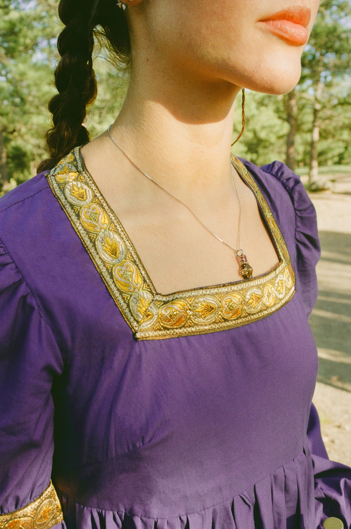 Elowen Tiered Trim Dress