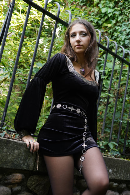 Silver Relic Girdle Belt