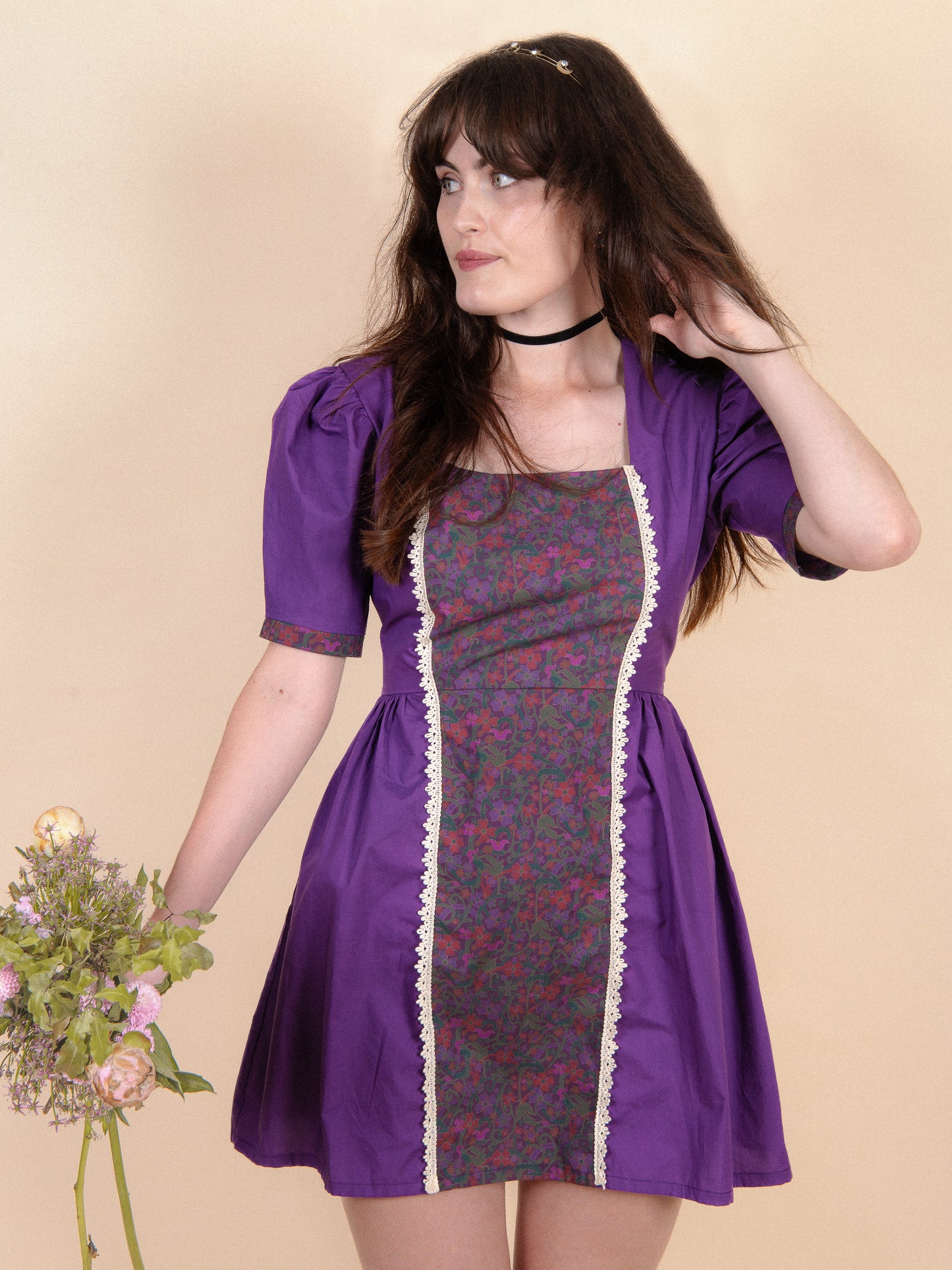 Thistle Panelled Print Dress