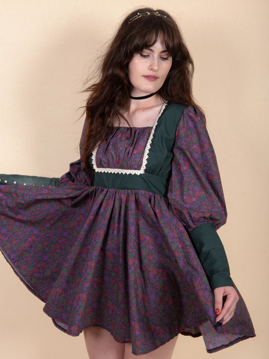 Ivy Bishop Sleeve Prairie Print Dress