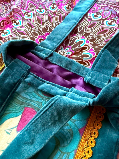 Sample Velvet Art Nouveau Tote Bag