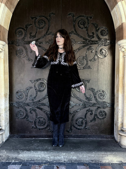 Morgana Obsidian Midi Dress