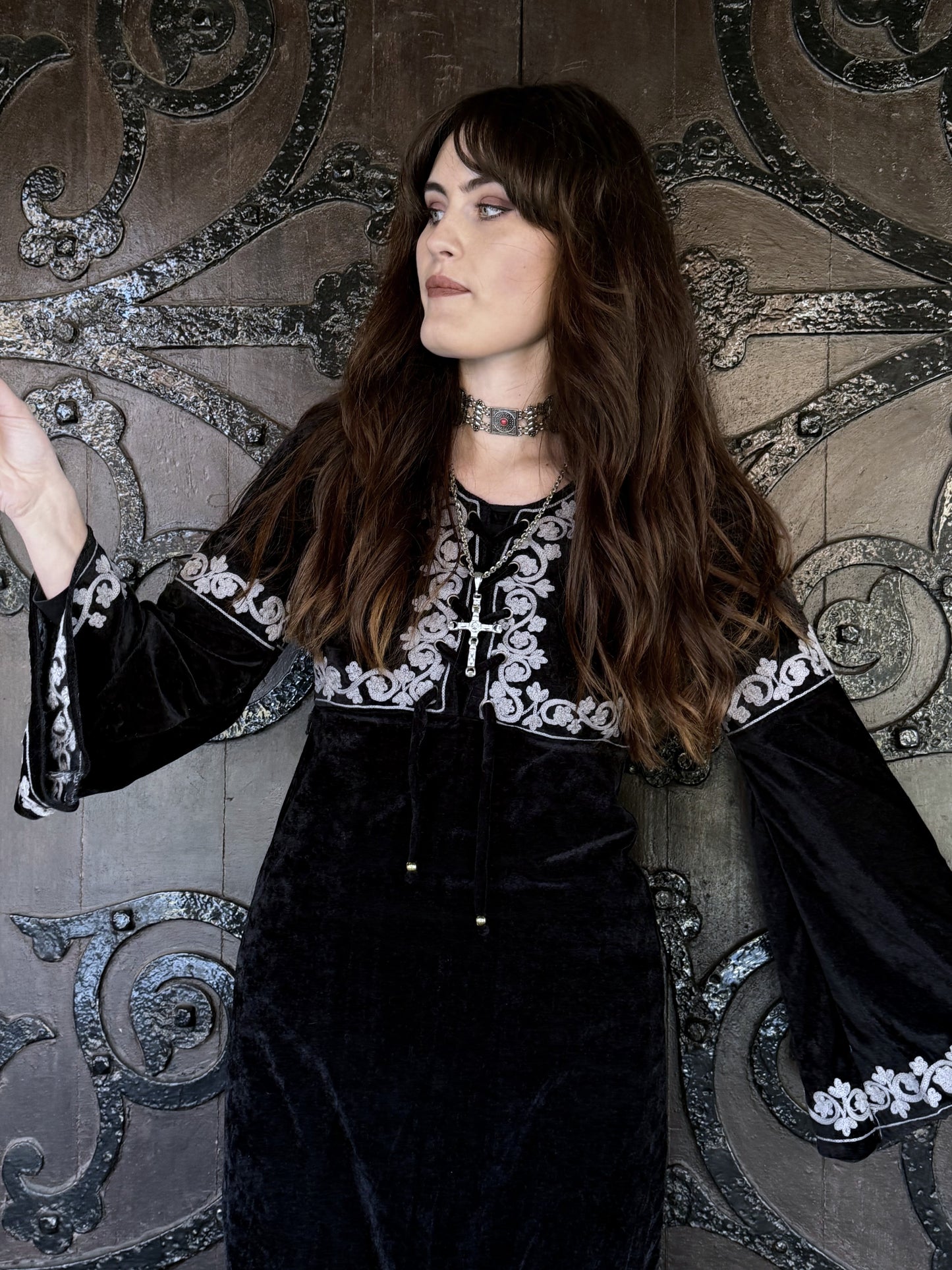 Morgana Obsidian Midi Dress