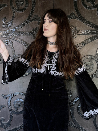 Morgana Obsidian Midi Dress