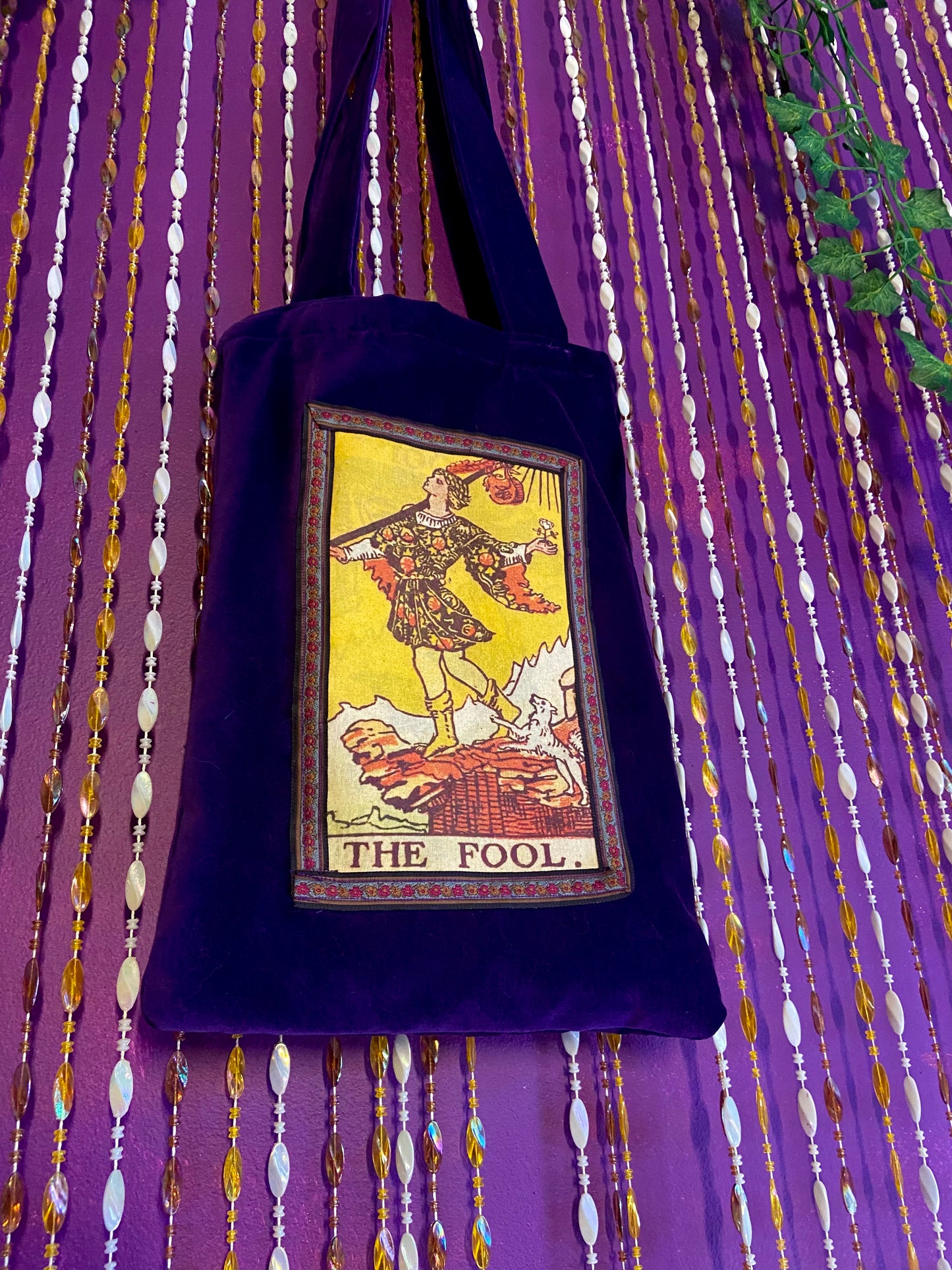 The Fool Velvet Tapestry Tote Bag