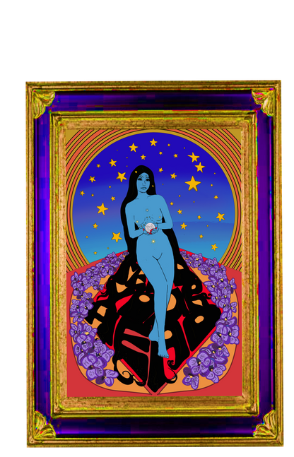 Jefferson Airplane Art Nouveau Inspired Psychedelic Original Artwork Poster